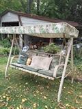 covered swing  glider