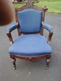 Antique Gentleman's parlor chair