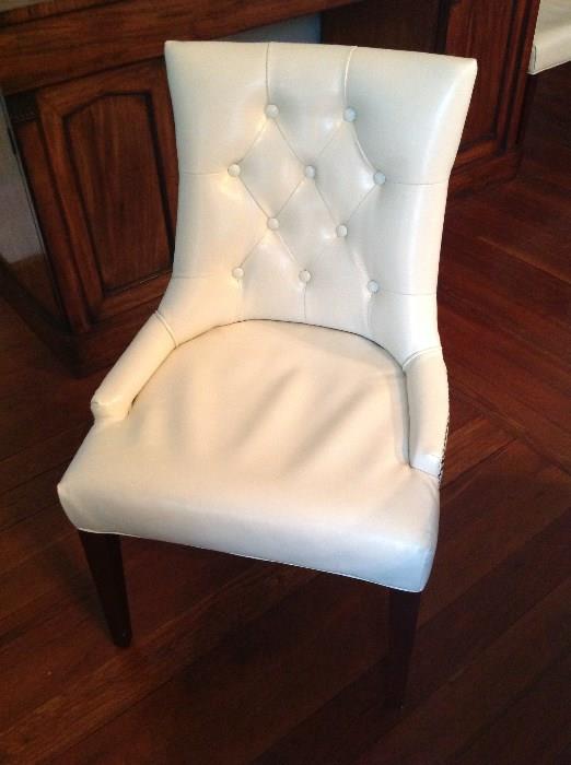 Set of (8) Safavieh White Side Chairs $ 600.00