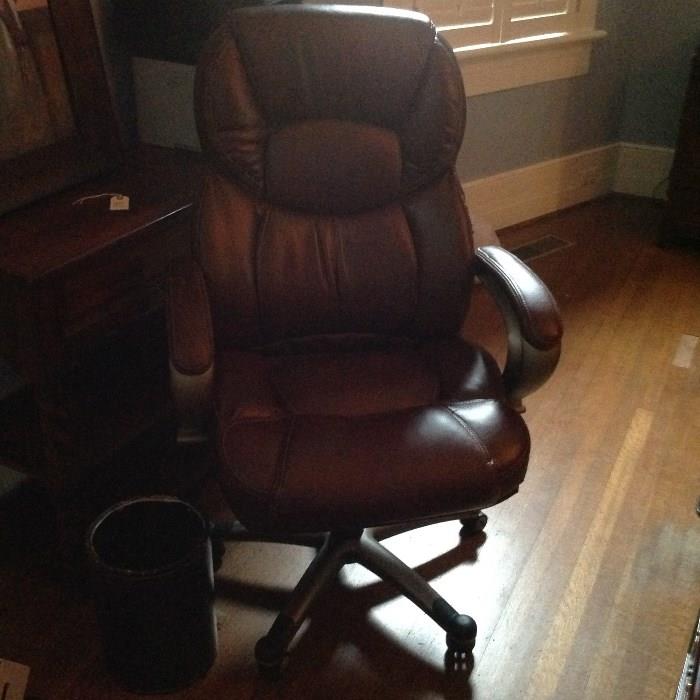 Leather Desk / Computer Chair $ 80.00