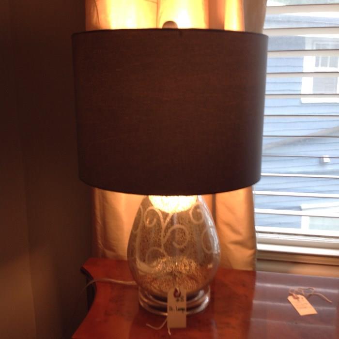 Glass Lamp - $ 60.00