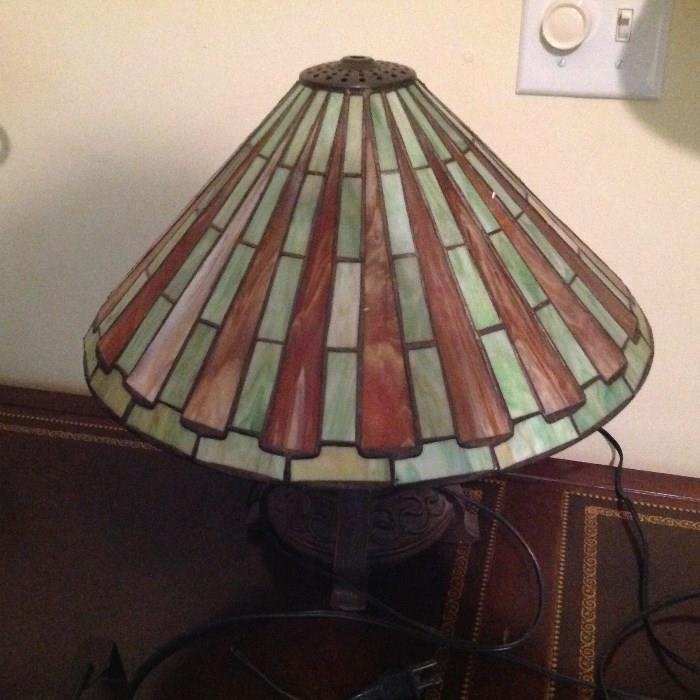 Leaded Glass Table Lamp $ 60.00