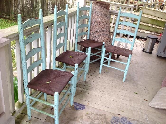Ladder Back Chairs - $ 20.00 each
