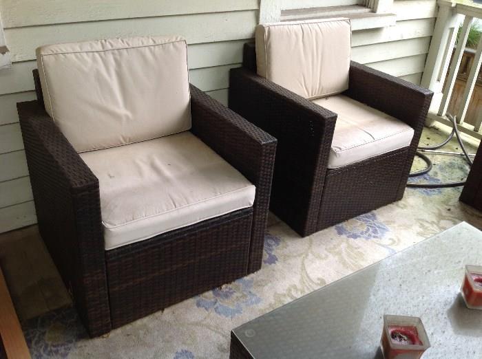 Outdoor Chair / Cushions - $ 60.00 each.