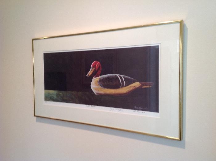 Signed and Numbered Duck Print