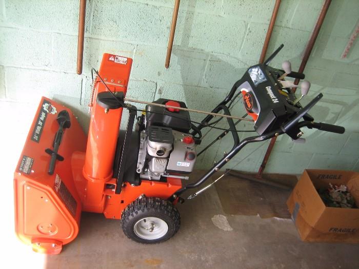 Ariens Compact 24 w/ Briggs and Stratton Engine. 1 yr. old.  $945.