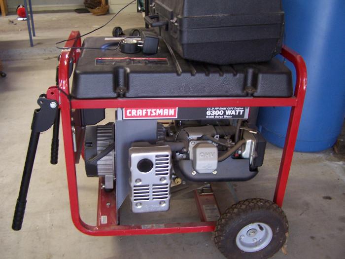 Craftsman 6300 watt portable generator