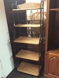 Wicker Bakers rack