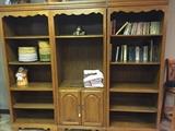 Three piece wall unit