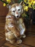 Italian majolica bear