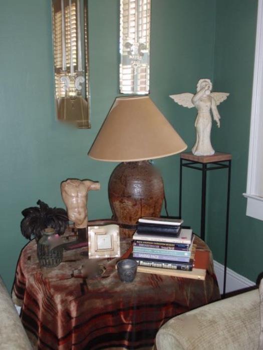Antique European Urn converted into a custom lamp.