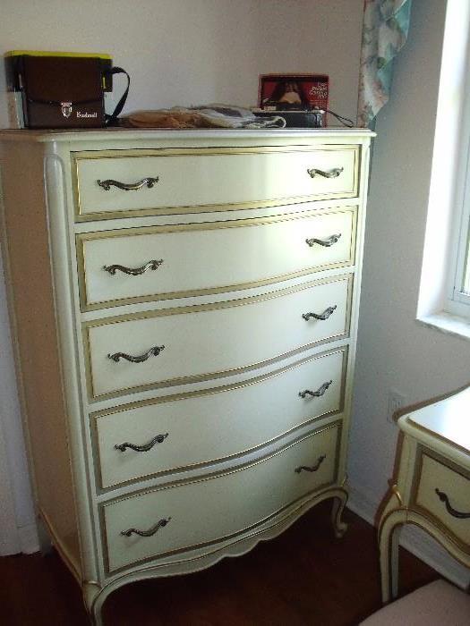 Chest of drawers.  Part of bedroom suite