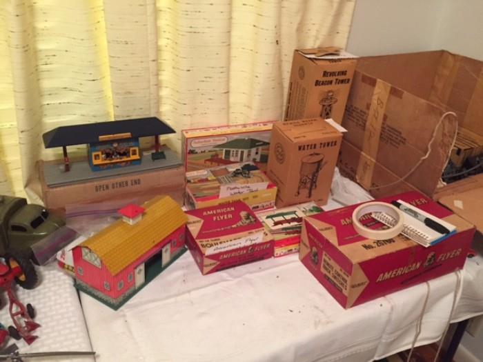 toy TRAIN set and accessories