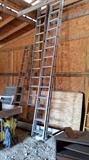 extension ladders and (not pictured) step ladders