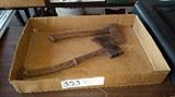 Vintage camp hatchets.  Your high bid takes both!