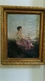 Original, artist signed oil painting, great frame too!
