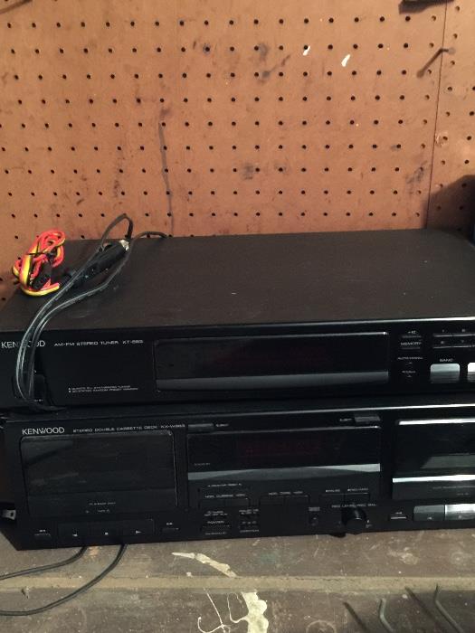 Kenwood stereo equipment, lots of pieces