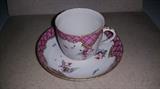 Set of 4 cup and saucers