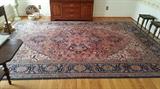 Room sized persian rug- handloomed 9x12
