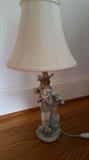 One of a set of LLadro Lamps