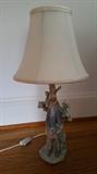 Second in set of Lladro Lamps
