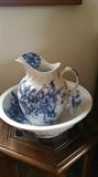 English Bowl and Pitcher