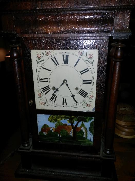4 Column 30 Hour 1840 Sperry & Shaw mantle clock