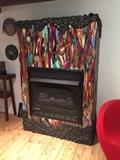 Mosaic Gas Fireplace Insert