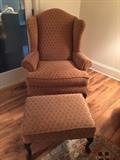 wingchair with ottoman