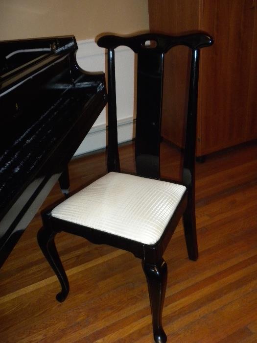 Settergren Converted Curio Baby Grand and Matching Chair