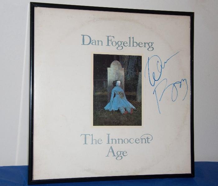 Framed Signed Album includes record.