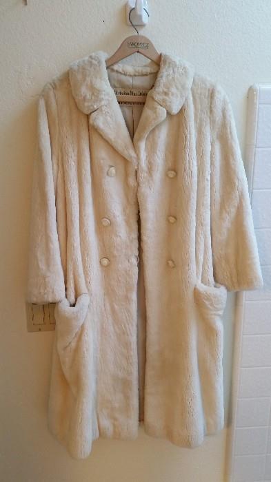 Vintage Christian Dior Fur Coat