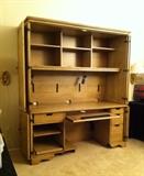Sligh home office armoire with all 4 doors folded back