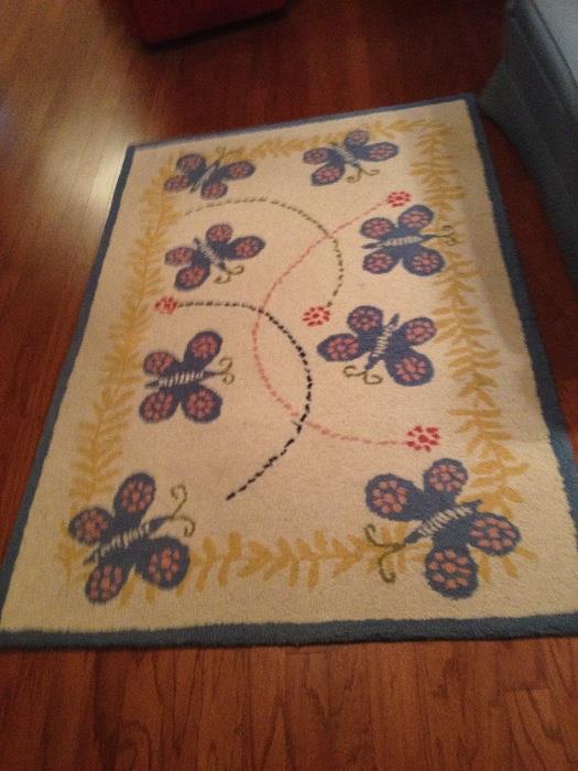 Butterfly rug