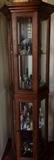 Hexagon Curio Cabinet 24 x 22 x 70