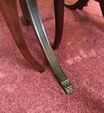 Duncan Phyfe signature table leg.