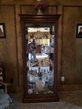 Glass Curio 30 x 13.5 x 76