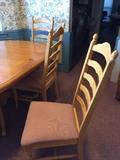 1 of 6 dining chairs. 