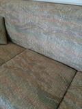 Close up of 76" sleeper sofa