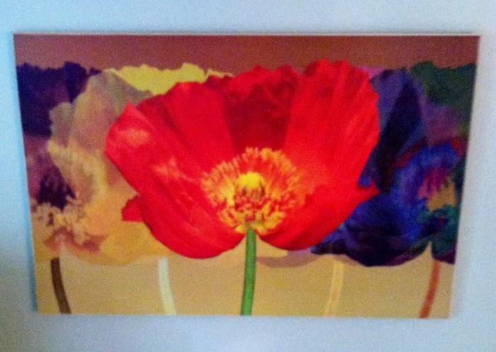 canvas wall art "Poppies"