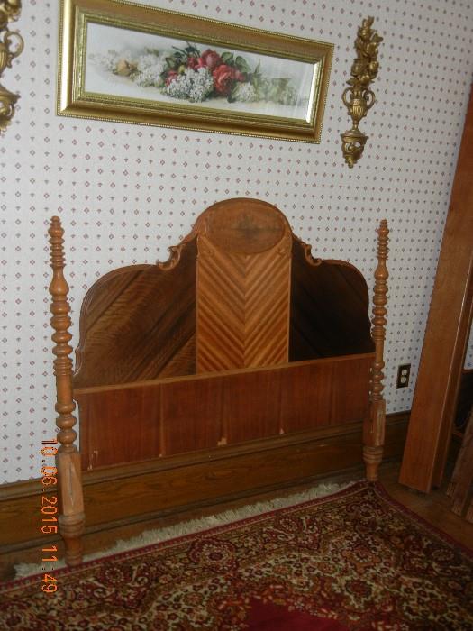 Antique Walnut bed