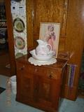  Antique Pitcher & bowl Wash Stand
