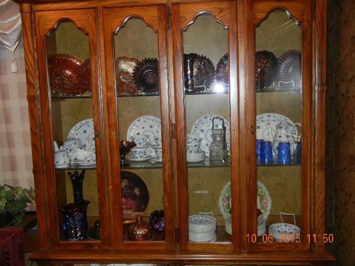 Carnival Glass Collection   Hutch   China
