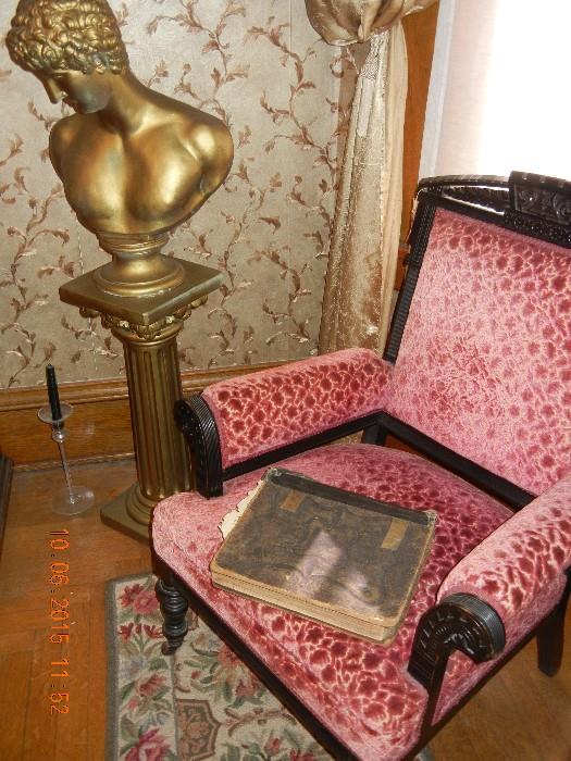 Bust  Antique Chair