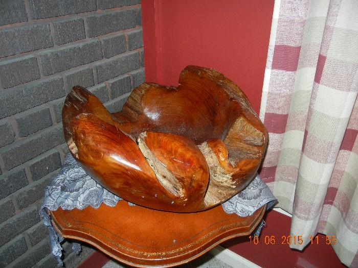 Decorative Large Wood Bowl
