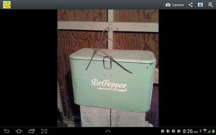Vintage Dr Pepper Cooler!