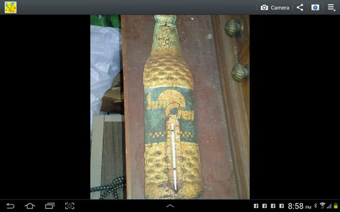 Vintage Sun Crest Thermometer