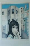 signed Margaret Keane lithograph artist proof (#10 of 15)