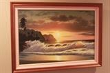 Anthony Casay original oil painting - measures 24" by 36" 