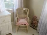 Vintage Wicker Child's Rocker